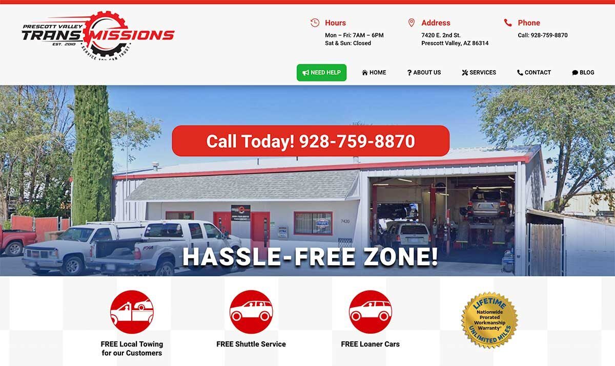 About Prescott Valley Transmissions Transmission Repair